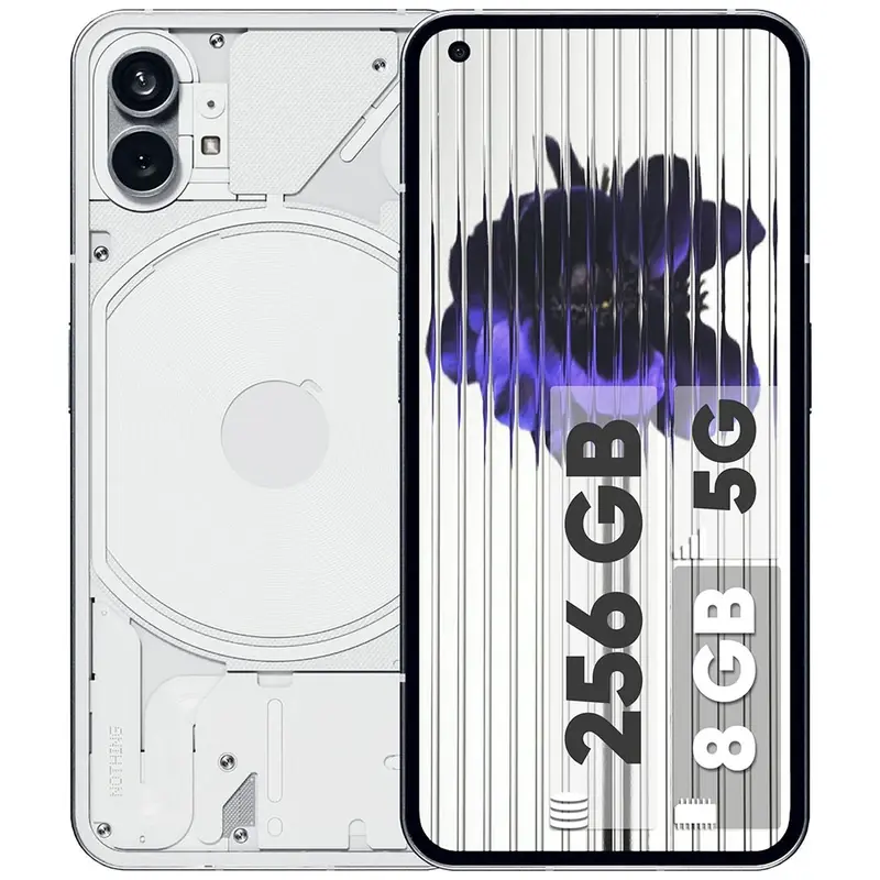 گوشی موبایل ناتینگ مدل Phone 1 دو سیم کارت ظرفیت 256 گیگابایت و رم 8 گیگابایت R40bMX
